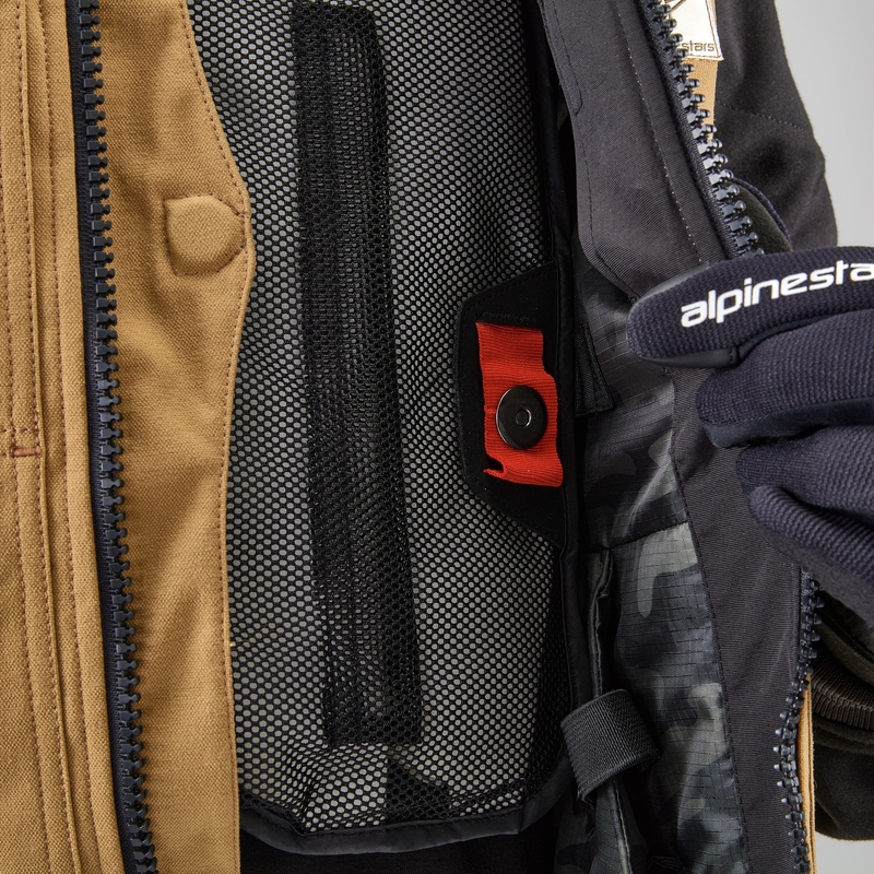 "Alpinestars Tech-Air®3 V2 Canvas" sistemos oro pagalvių liemenė juoda