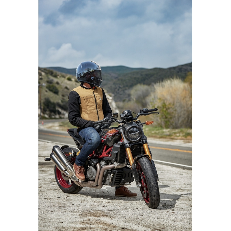"Alpinestars Tech-Air®3 V2 Canvas" sistemos oro pagalvių liemenė juoda