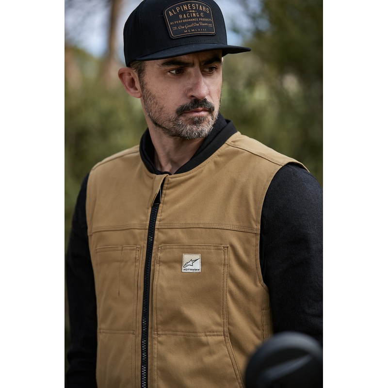 "Alpinestars Tech-Air®3 V2 Canvas" sistemos oro pagalvių liemenė juoda
