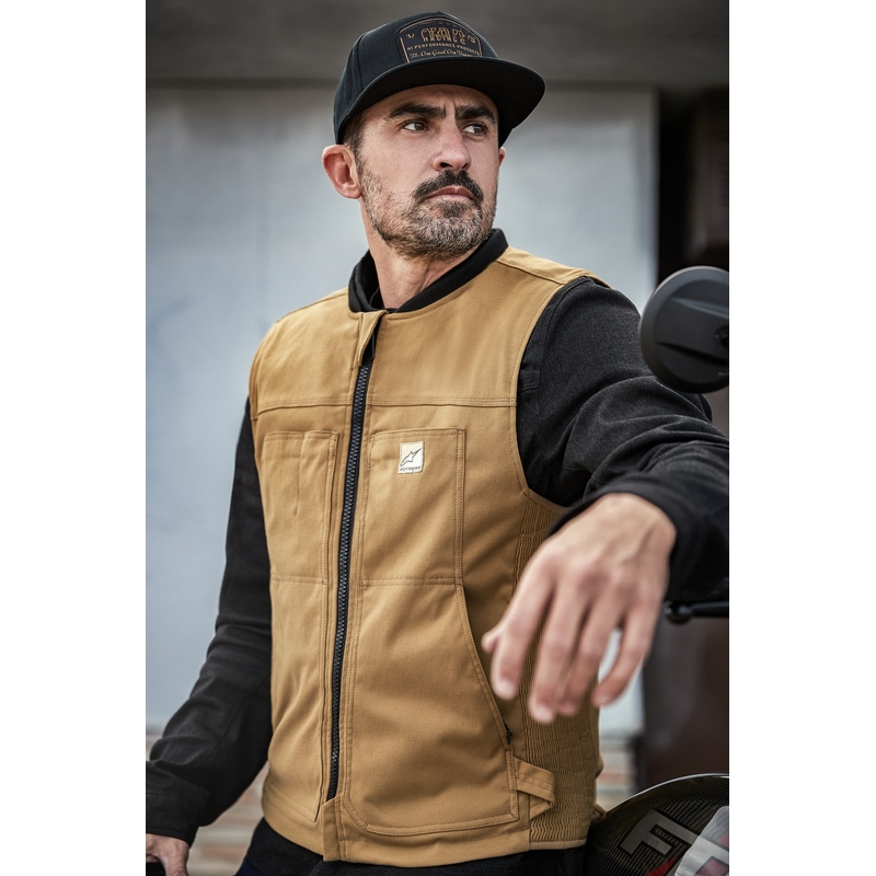 "Alpinestars Tech-Air®3 V2 Canvas" sistemos oro pagalvių liemenė juoda