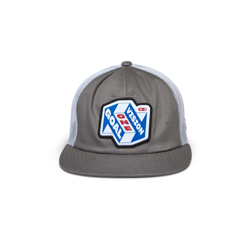 Alpinestars That Way Trucker kepurė pilka ir balta