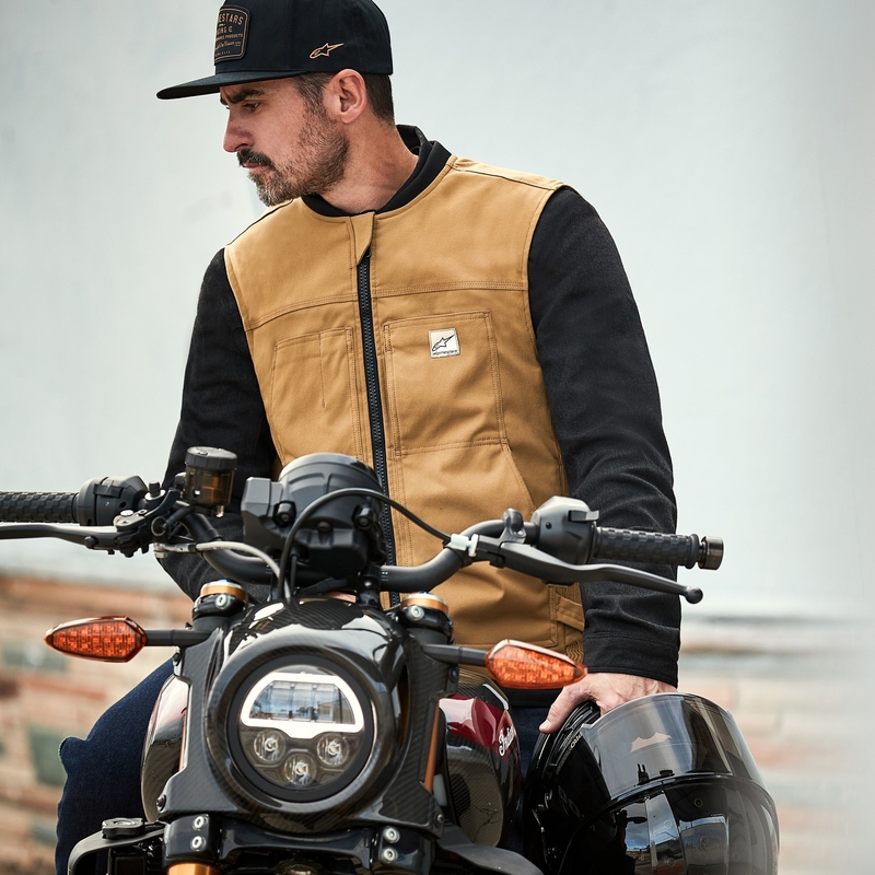 "Alpinestars Tech-Air®3 V2 Canvas" sistema, smėlio spalvos
