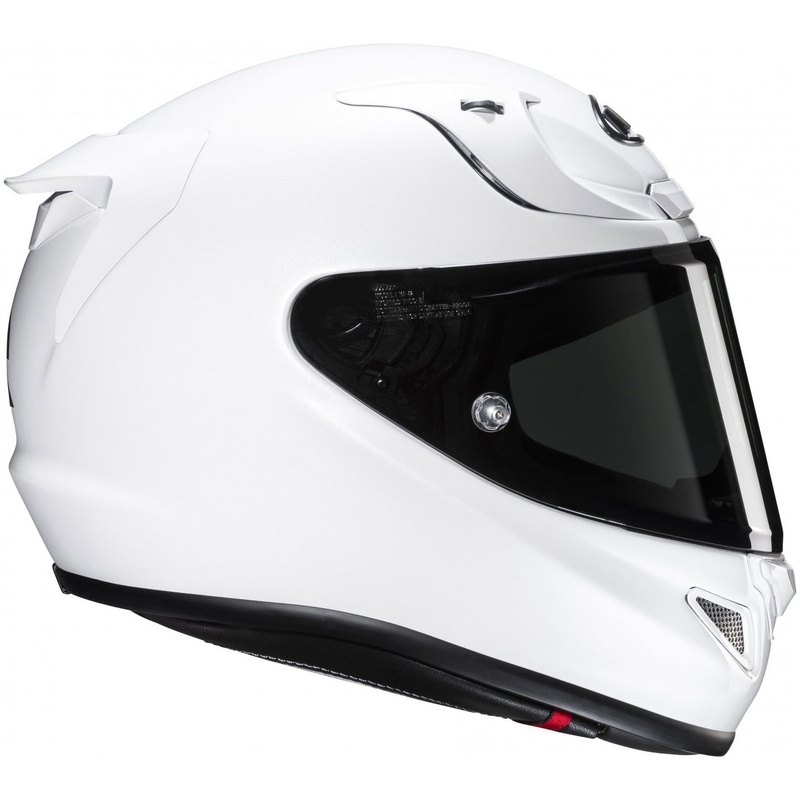 HJC RPHA 12 Solid pearl white integralus motociklininko šalmas