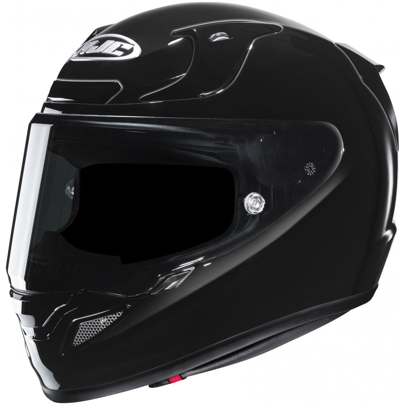 HJC RPHA 12 Solid Gloss Black Integral Motociklininko šalmas