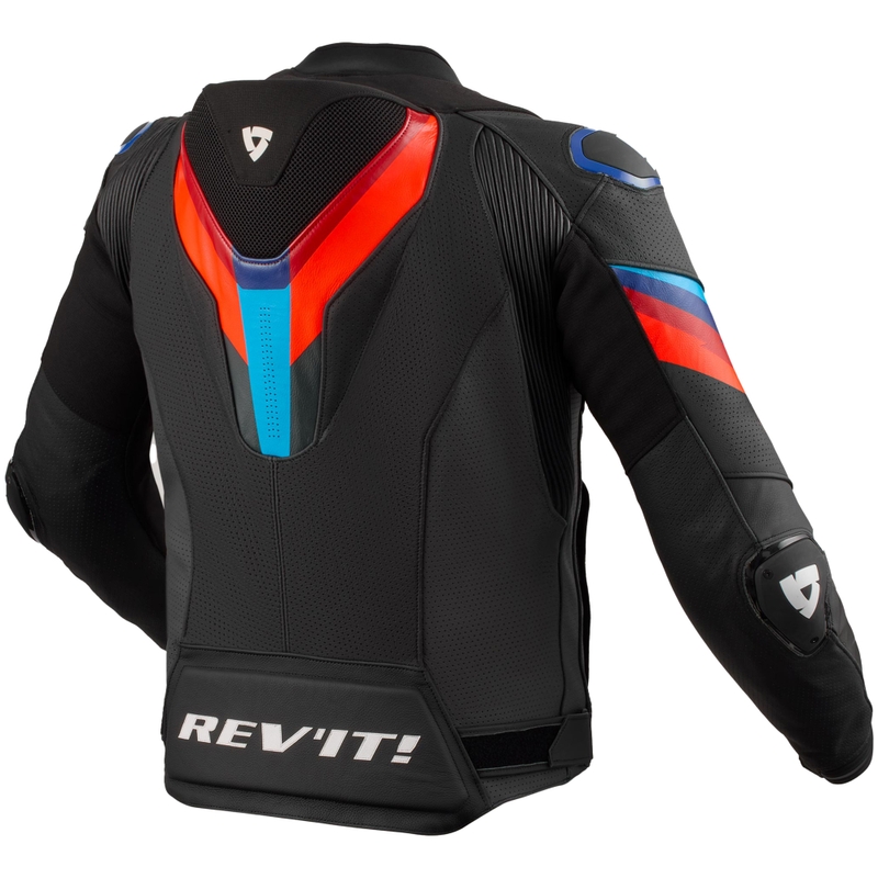 "Revit Quantum 3 Pro" juodai mėlyna motociklininko striukė