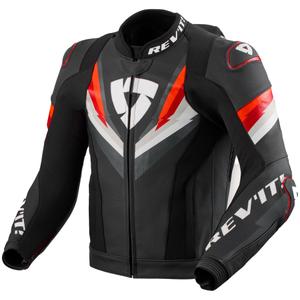 "Revit Quantum 3 Pro" juoda/raudona motociklininko striukė