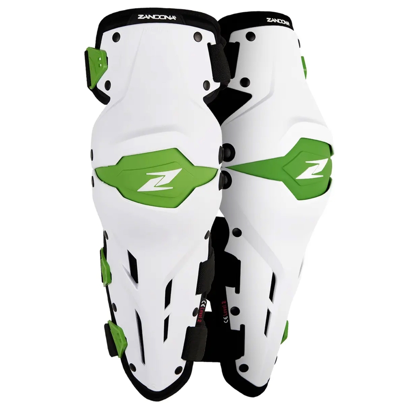 Kelių apsaugos motociklui Zandona X-Treme Kneeguard balta-žalia