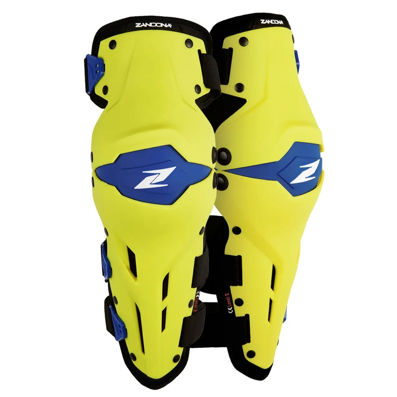 Kelių apsaugos motociklui Zandona X-Treme Kneeguard geltonai mėlyna