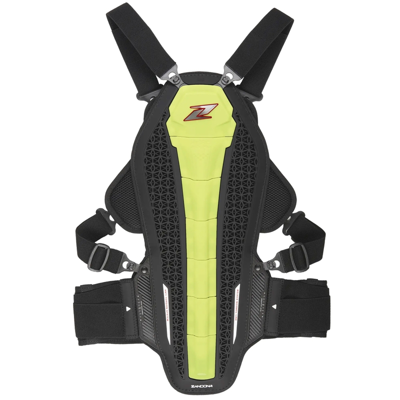 Stuburo ir krūtinės apsauga Zandona Hybrid Armour X6 fluo yellow 158 - 167 cm