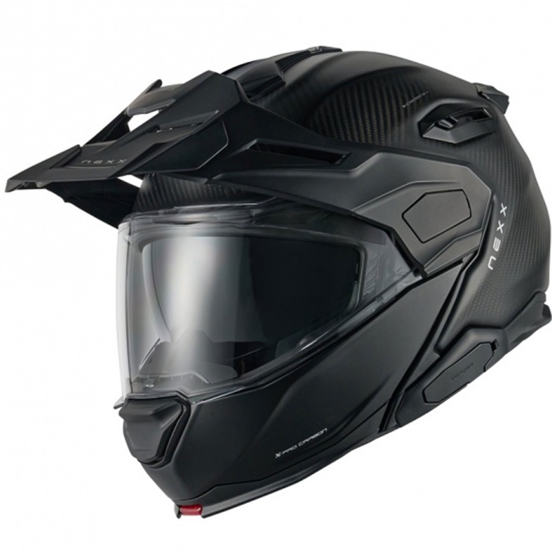 Apverčiamas motociklininko šalmas "Nexx X.Lifecountry Zero PRO" matinės juodos spalvos išpardavimas