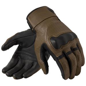 Revit New Heights motociklininko pirštinės rudai juodos spalvos