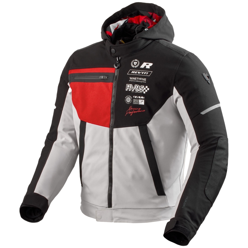 Motociklininko striukė Revit Haste H2O black-red