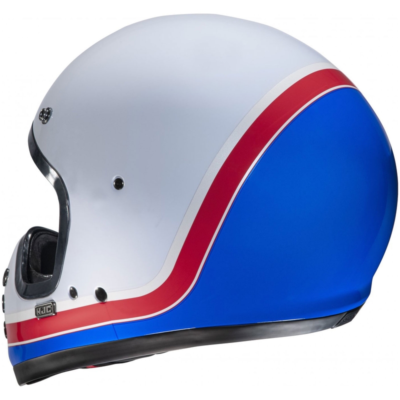 HJC V60 Scoby MC21 integralus motociklininko šalmas baltai-raudonai-mėlynas