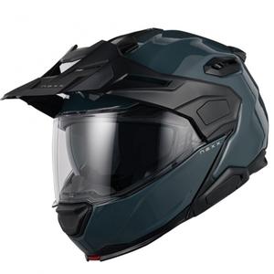 Nexx X.Lifecountry Paprastas mėlynas apverčiamas motociklininko šalmas