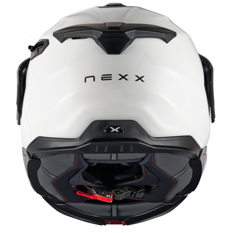 Nexx X.Lifecountry Paprastas baltas apverčiamas motociklininko šalmas išpardavimas