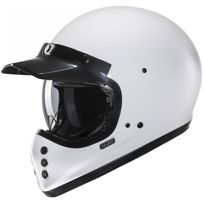 HJC V60 Solid integralinis motociklininko šalmas baltas