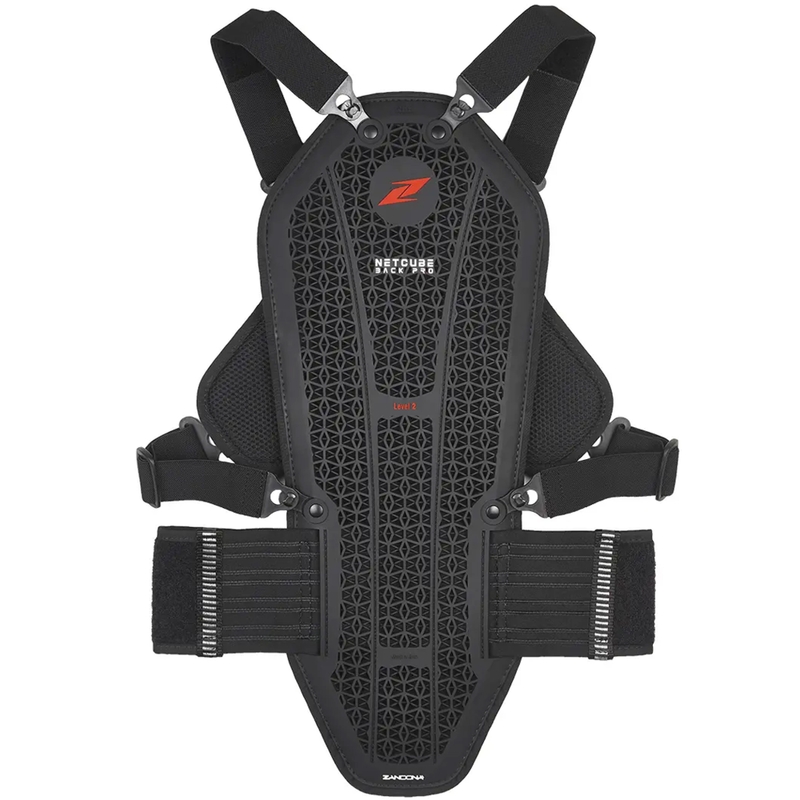 Vaikiška stuburo ir krūtinės apsauga "Zandona Netcube Armour X8", juoda 136 - 150 cm