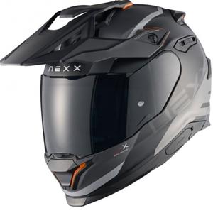 Enduro motociklininko šalmas NEXX Y.TRAVL Quest matinis juodai pilkas