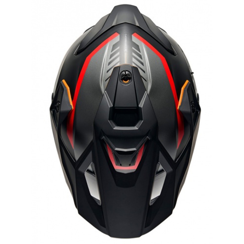 Enduro motociklininko šalmas NEXX Y.TRAVL Quest matinis juodai raudonas