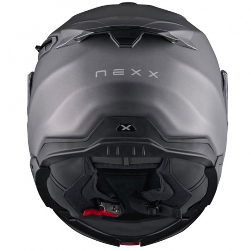 "Nexx X.Lifetour Plain" matinis titano apverčiamas motociklininko šalmas