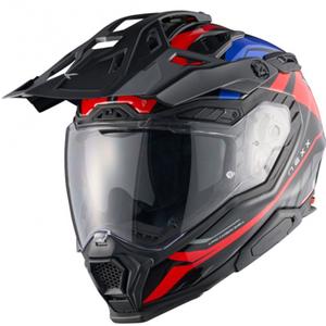Enduro motociklininko šalmas Nexx X.WED3 Gobi blue-red