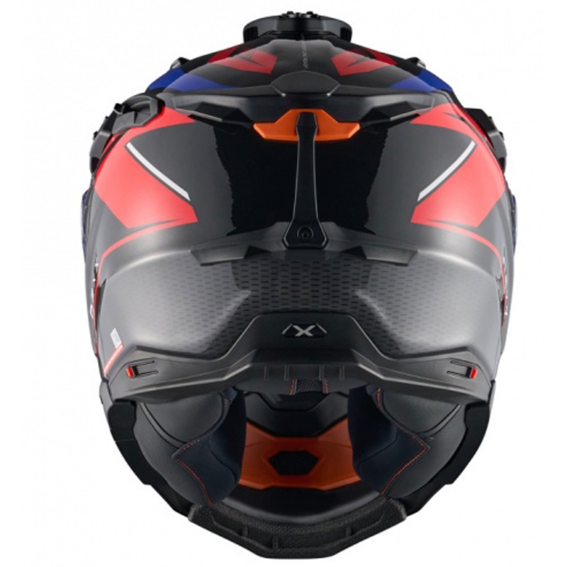 Enduro motociklininko šalmas Nexx X.WED3 Gobi blue-red