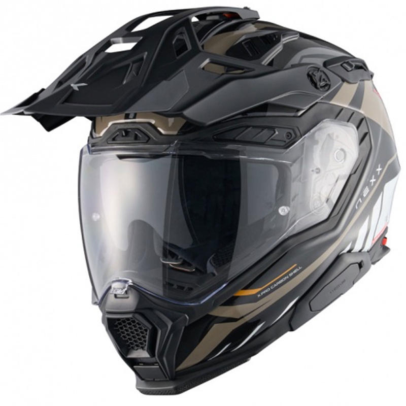 Enduro motociklininko šalmas Nexx X.WED3 Gobi sand-white
