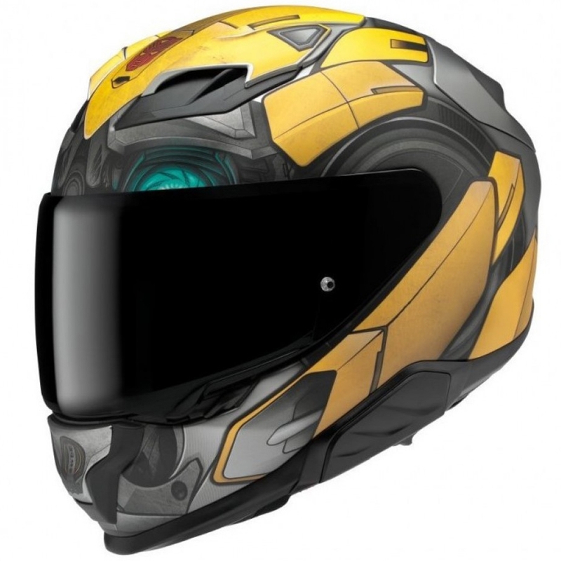 HJC F71 Bumblebee Hasbro MC3SF juodai pilkai geltonas integralus motociklininko šalmas