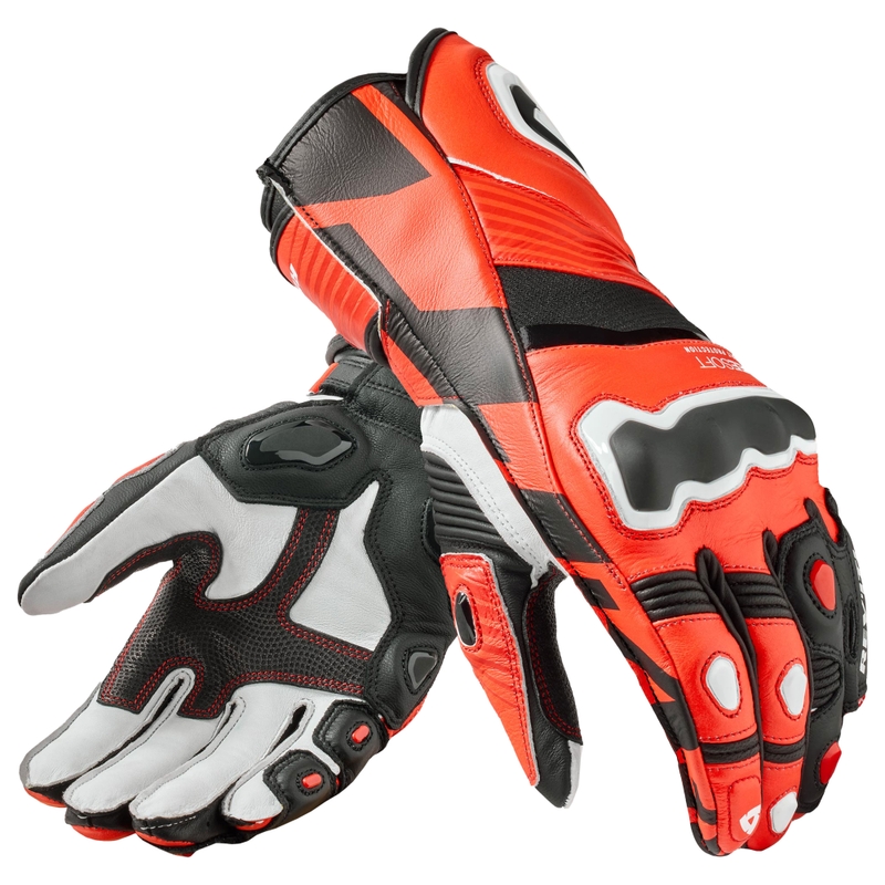Motociklininko pirštinės Revit Jerez 4 fluo red-black