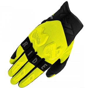 Motociklininko pirštinės Shima Drift fluo yellow-black