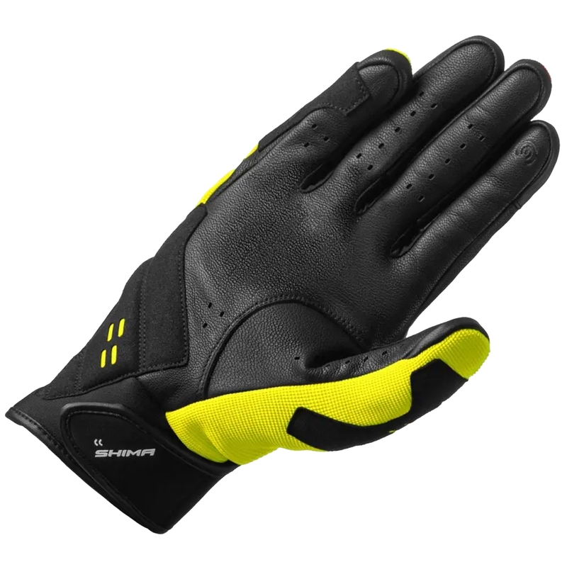 Motociklininko pirštinės Shima Drift fluo yellow-black