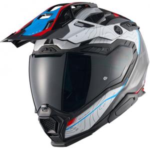 Enduro motociklininko šalmas Nexx X.WED3 Furka mėlynai raudonas