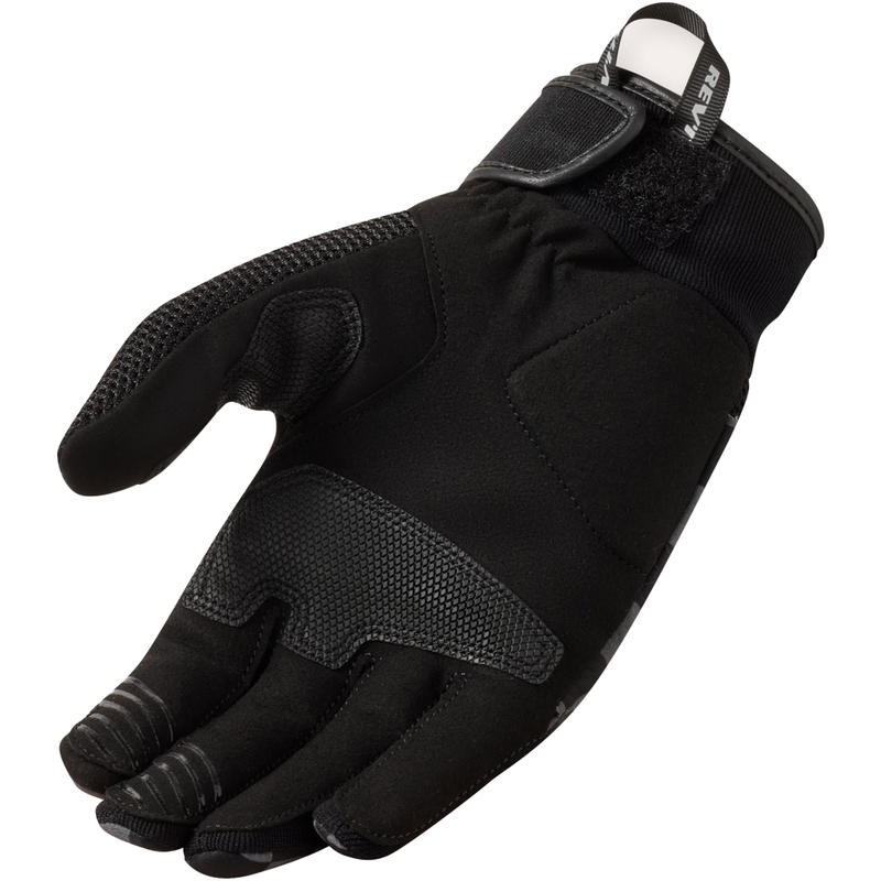 "Revit Surge" motociklininko pirštinės juodai pilkos spalvos
