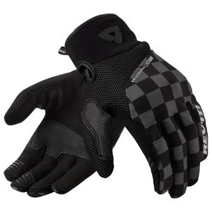 "Revit Surge" motociklininko pirštinės juodai pilkos spalvos