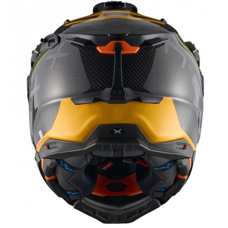 Enduro motociklininko šalmas Nexx X.WED3 Furka žalias-geltonas