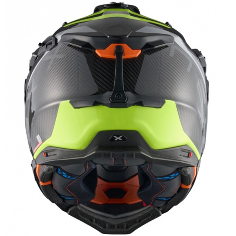 Enduro motociklininko šalmas Nexx X.WED3 Furka pilka-fluo geltona