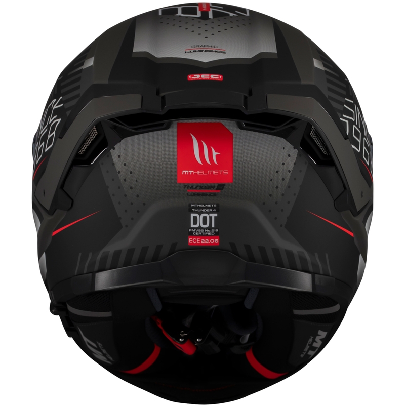 Uždaras motociklo šalmas MT Thunder 4 SV Luminence matinė juoda