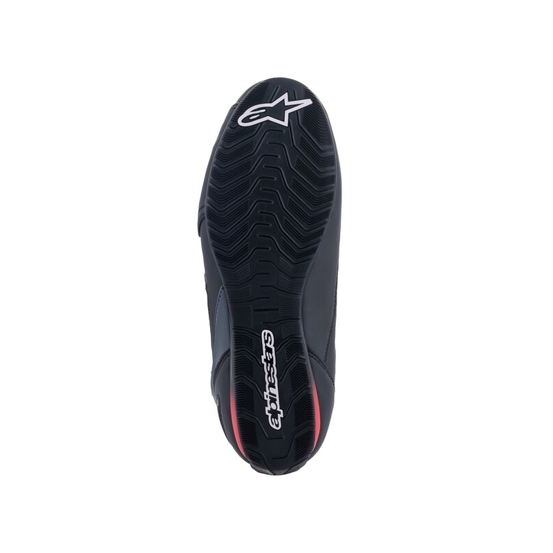 "Alpinestars Faster 3 Rideknit" juodai-raudoni-fluo geltoni-pilki motociklininko batai