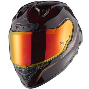 Integruotas šalmas motociklui Nexx X.R3R Hagibis Carbon raudonas