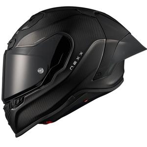 Integruotas motociklininko šalmas Nexx X.R3R Zero PRO 2 Carbon matinės juodos spalvos