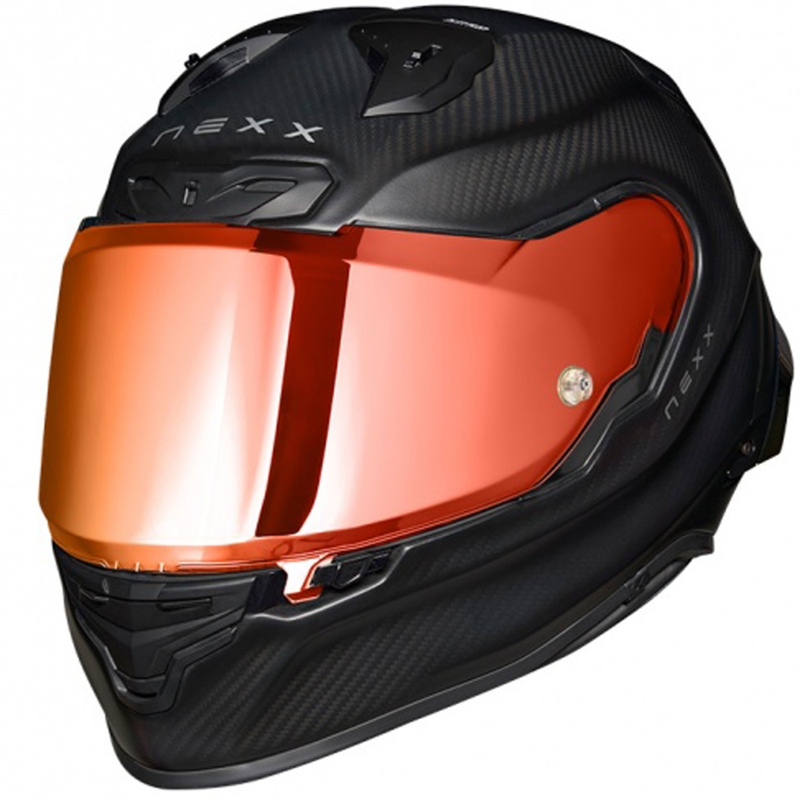 Integrální helma na motorku Nexx X.R3R Zero PRO 2 Carbon matná červená