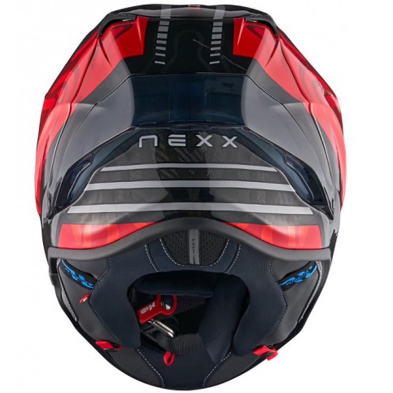 Integruotas šalmas motociklui Nexx X.R3R Swirl red