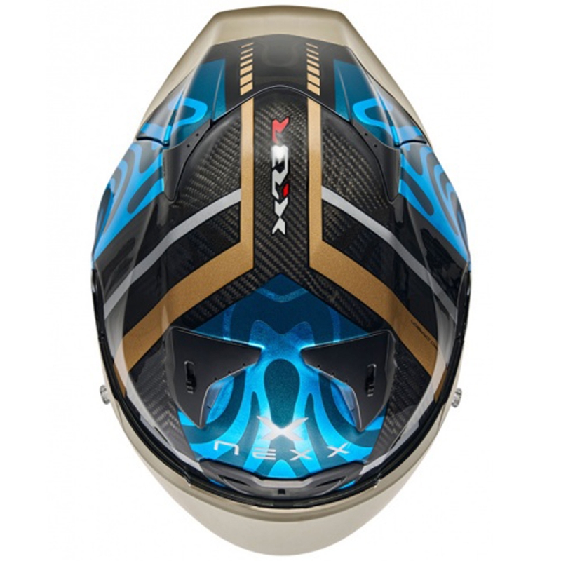 "Nexx X.R3R Swirl" integralus motociklininko šalmas turkio spalvos