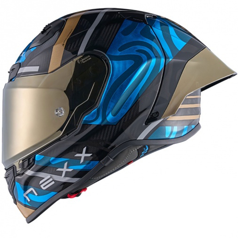 "Nexx X.R3R Swirl" integralus motociklininko šalmas turkio spalvos
