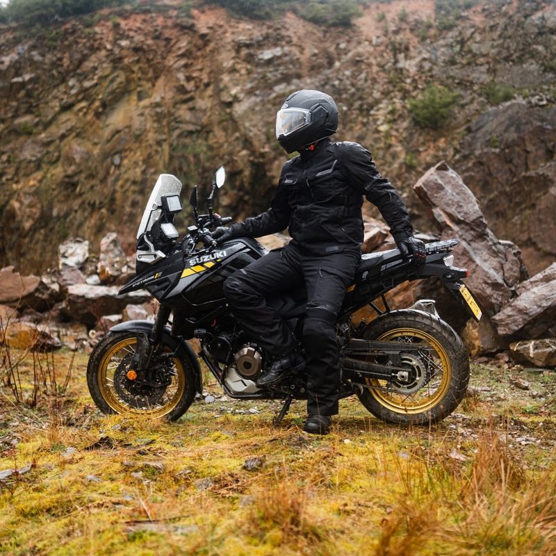 Oxford Advanced Rockland Dry2Dry Black motociklininko striukė