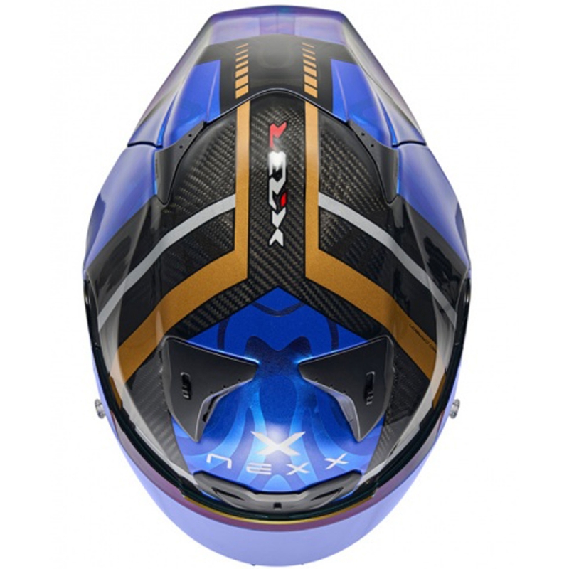 "Nexx X.R3R Swirl" integralus motociklininko šalmas tamsiai mėlynas