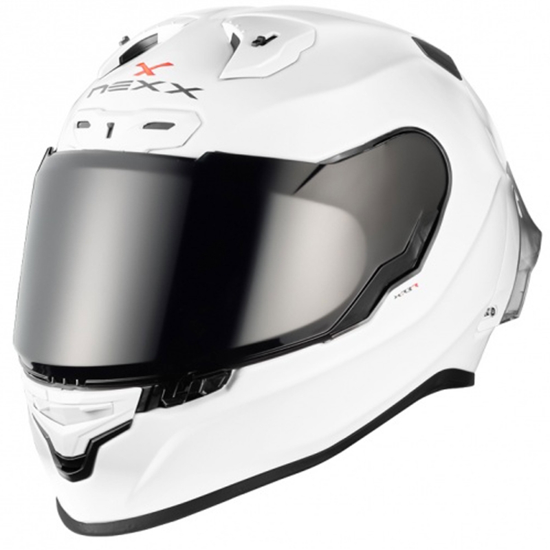 Nexx X.R3R Paprastas baltas integralus motociklininko šalmas