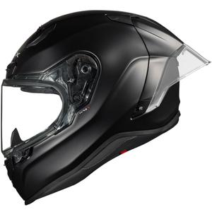 Nexx X.R3R Paprastas juodas matinis integralus motociklininko šalmas