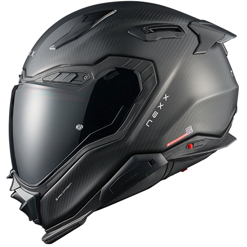 Integruotas motociklininko šalmas "Nexx X.WST3 Zero PRO Carbon" matinės juodos spalvos