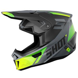 Motokroso šalmas "Shot Lite Ultra matt fluo yellow